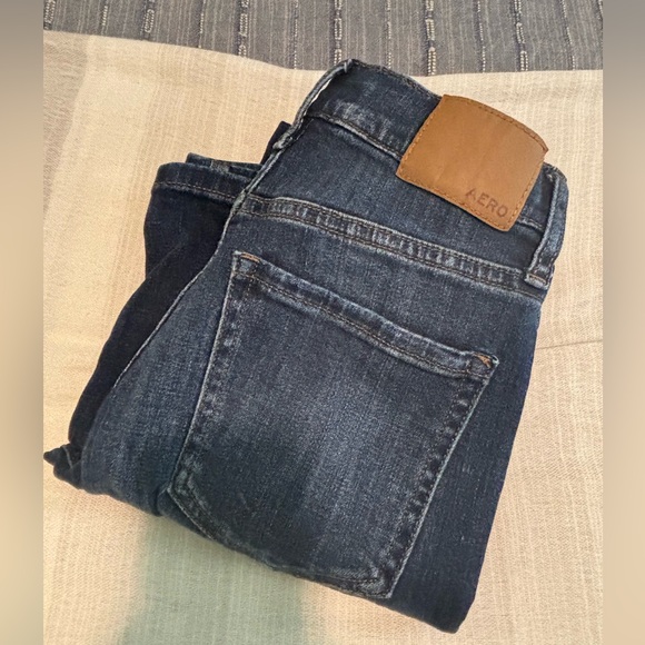 Aeropostale Dark Blue Jeans size 000 short - Picture 1 of 7